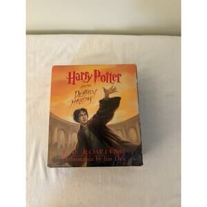 Harry Potter And The Deathly Hallows 17 CD Disc Audiobook Vintage 2007 Jim Dale